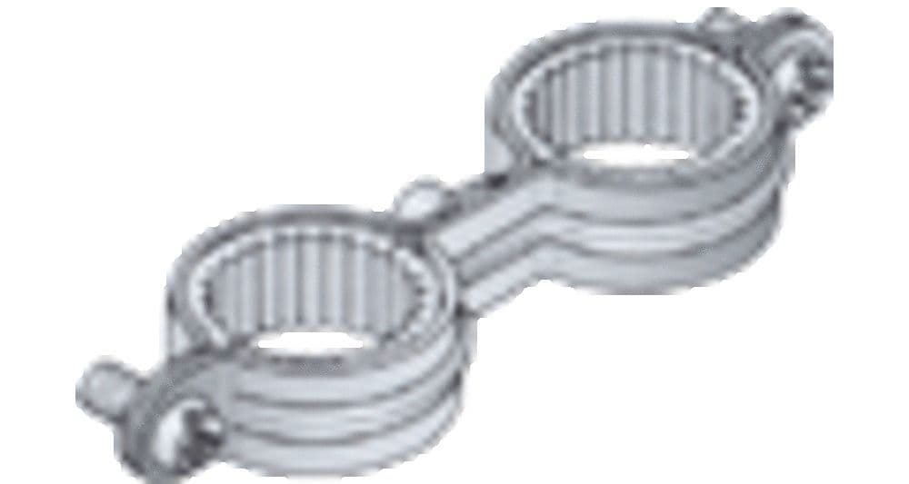 Kolos support à vis simple M7 double insert D16 vue 1