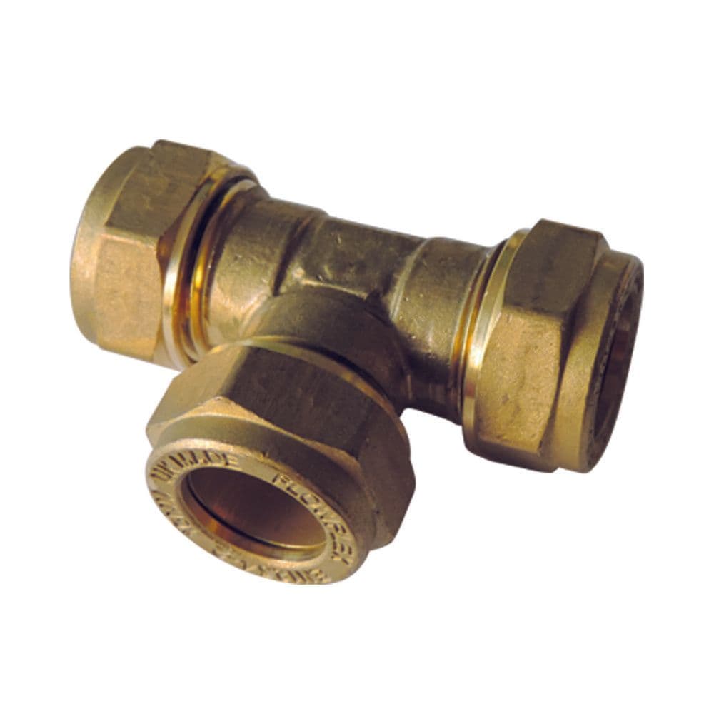 té biconique laiton alimentation tube cuivre 10 x 10 x 10 mm vue 1