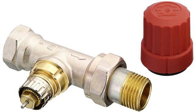 VANNE RADIATEUR THERMOSTATIQUE DANFOSS DROITE 1/2"MF vue 1