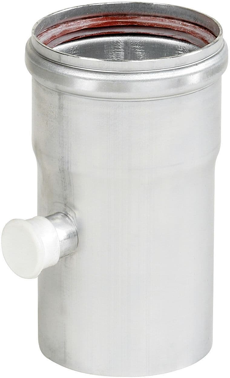 RALLONGE AVEC NIPPLE DE MESURE 80MM ALU vue 1