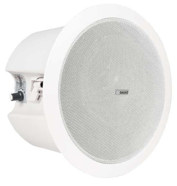 Mdt500 - P, haut-parleur encastrable, rond, 100V, 3,75 / 7,5 / 15 / 30W, Blanc vue 1