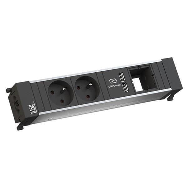 Conférence 2 x UTE 1 x chargeur Usb 1 x module vide vue 1