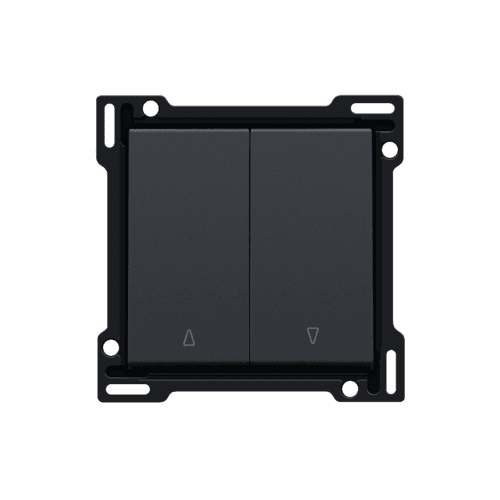 Set de finition pour bouton-poussoir double pour volets, couleur anthracite coated vue 1