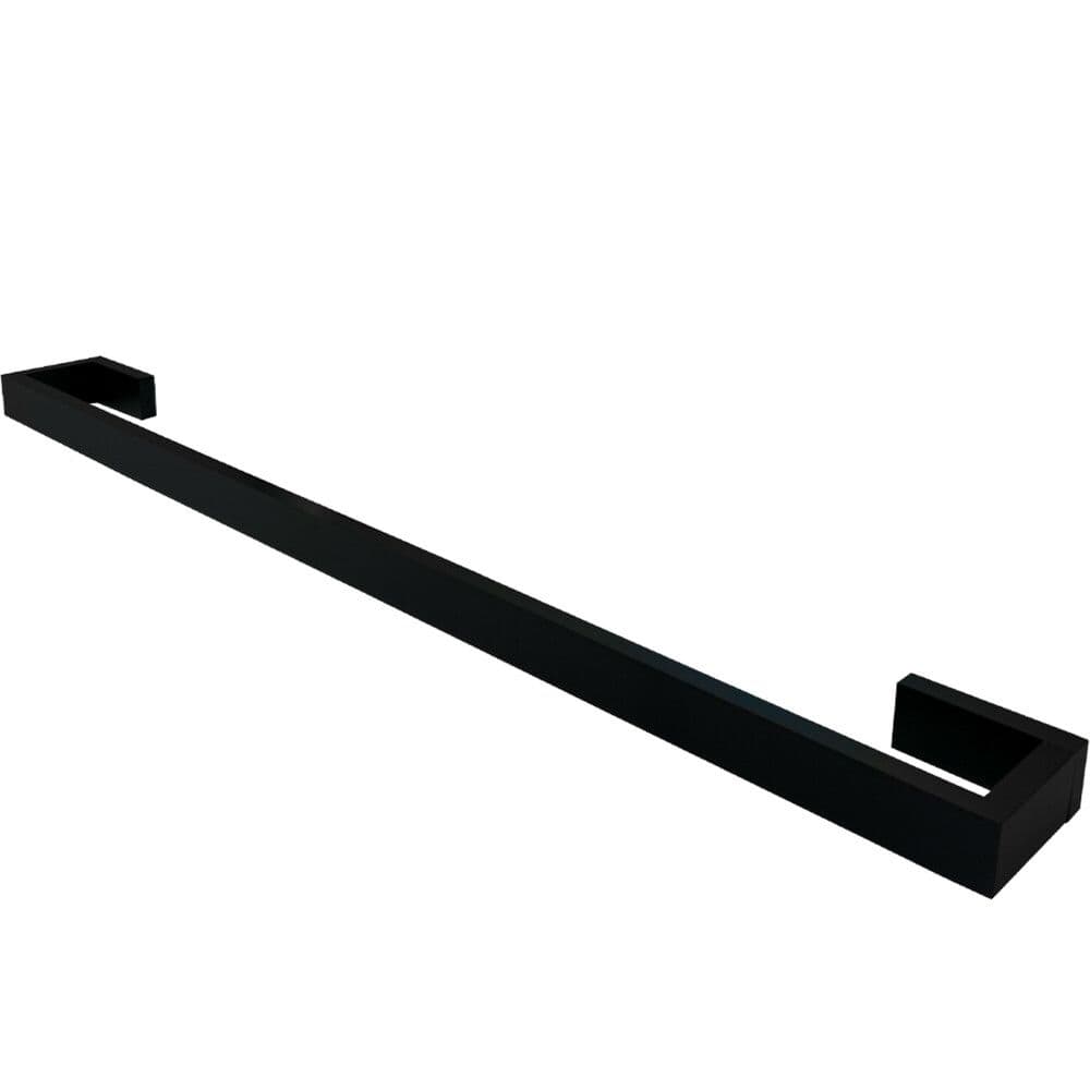 Van Marcke Nero Square porte-serviettes simple 600mm mat noir vue 1