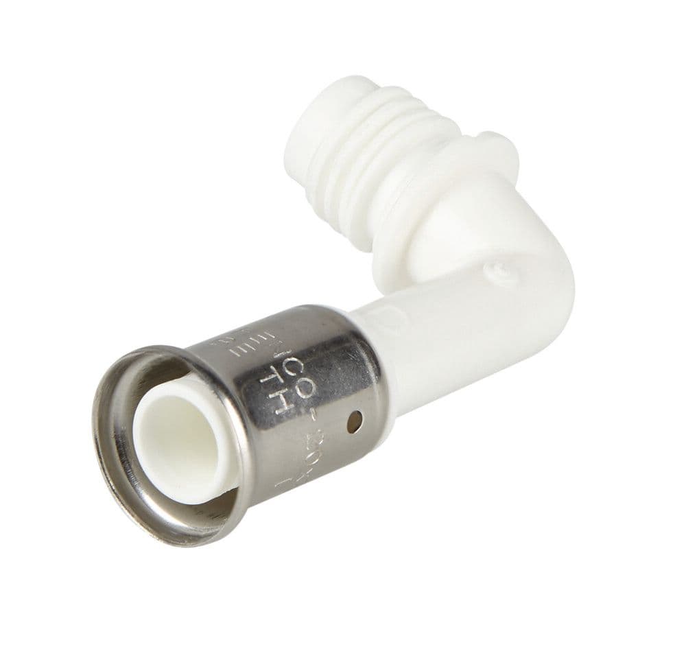 Henco départ par dessous pour collecteur courbe 90° D20 mm vue 1