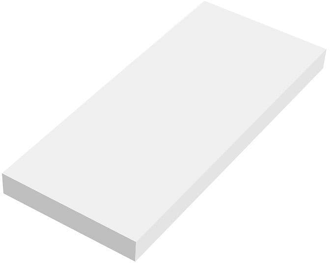 TABLETTE MURALE COFFEE 150X350X19MM JUSQU'A 7KG BLANC MAT vue 1