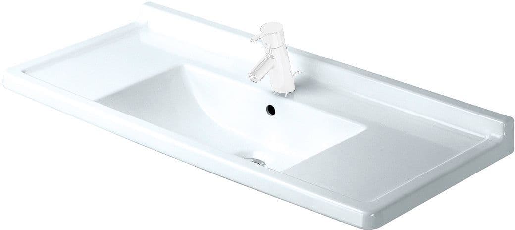 LAVABO STARCK 3 DURAVIT 85CM BLANC vue 1