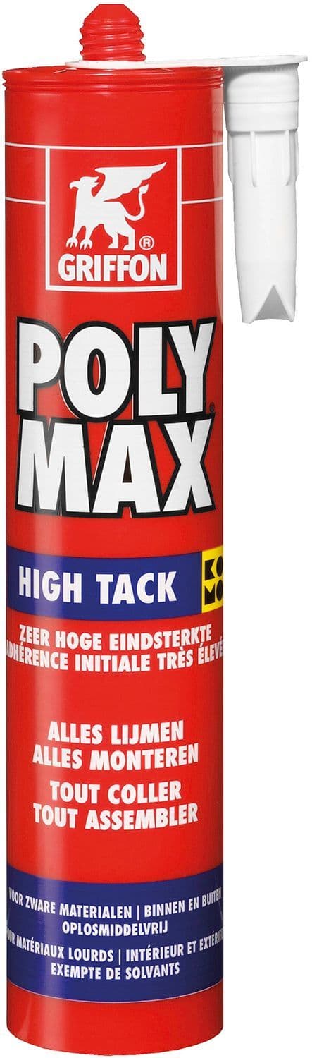 COLLE DE MONTAGE POLYMAX HIGH TACK 410 GRAMMES BLANCHE vue 1