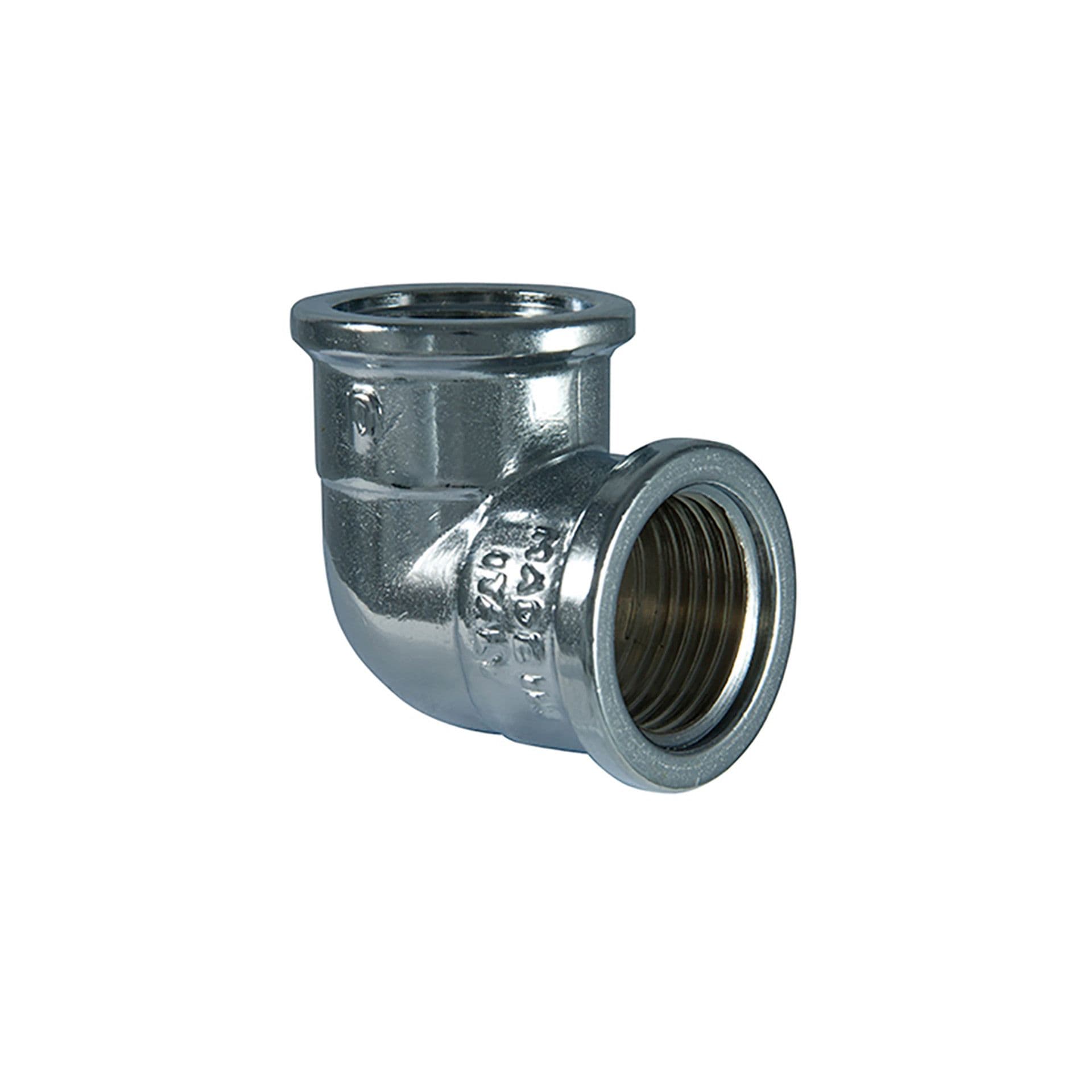 COUDE LAITON CHROME 2090 3/8FF vue 1