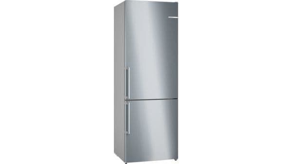 Réfrigérateur - pose-libre serie 4 Bottom-Freezer NoFrost NoFrost, classe C, 35dB, Led à allumage pr vue 1