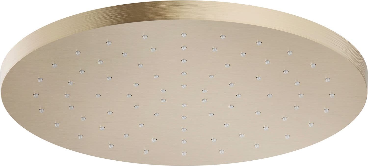 DOUCHE DE TETE UNIVERSEL NOBILI 250MM SANS BRAS MIELE BROSSÉ vue 1