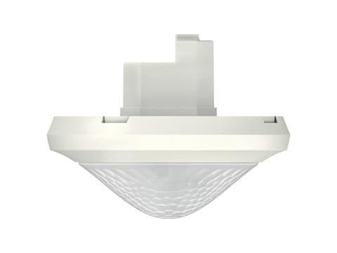 Détecteur de présence Blanc encastré 360° 2 canaux 9m IP54 200W Led vue 1