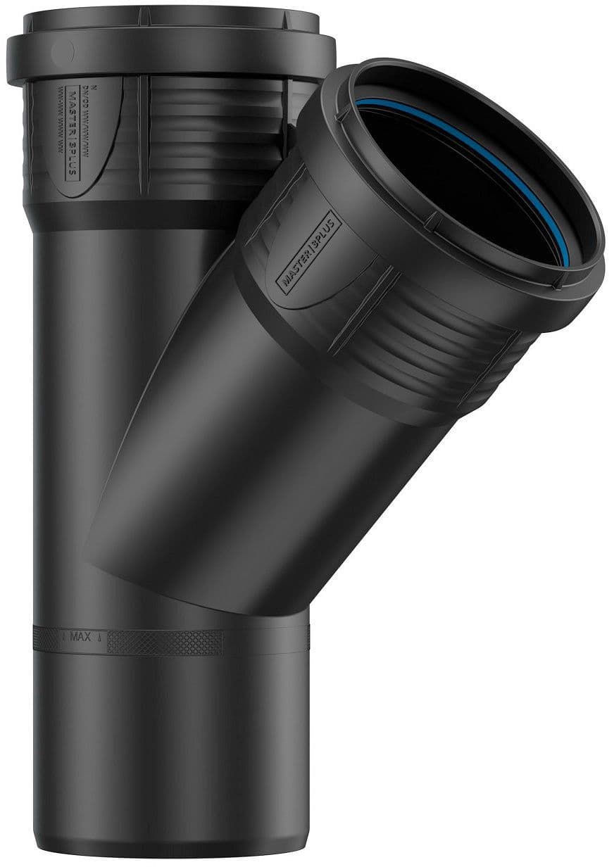 T PP 45°MFF 75-75MM NOIR vue 1
