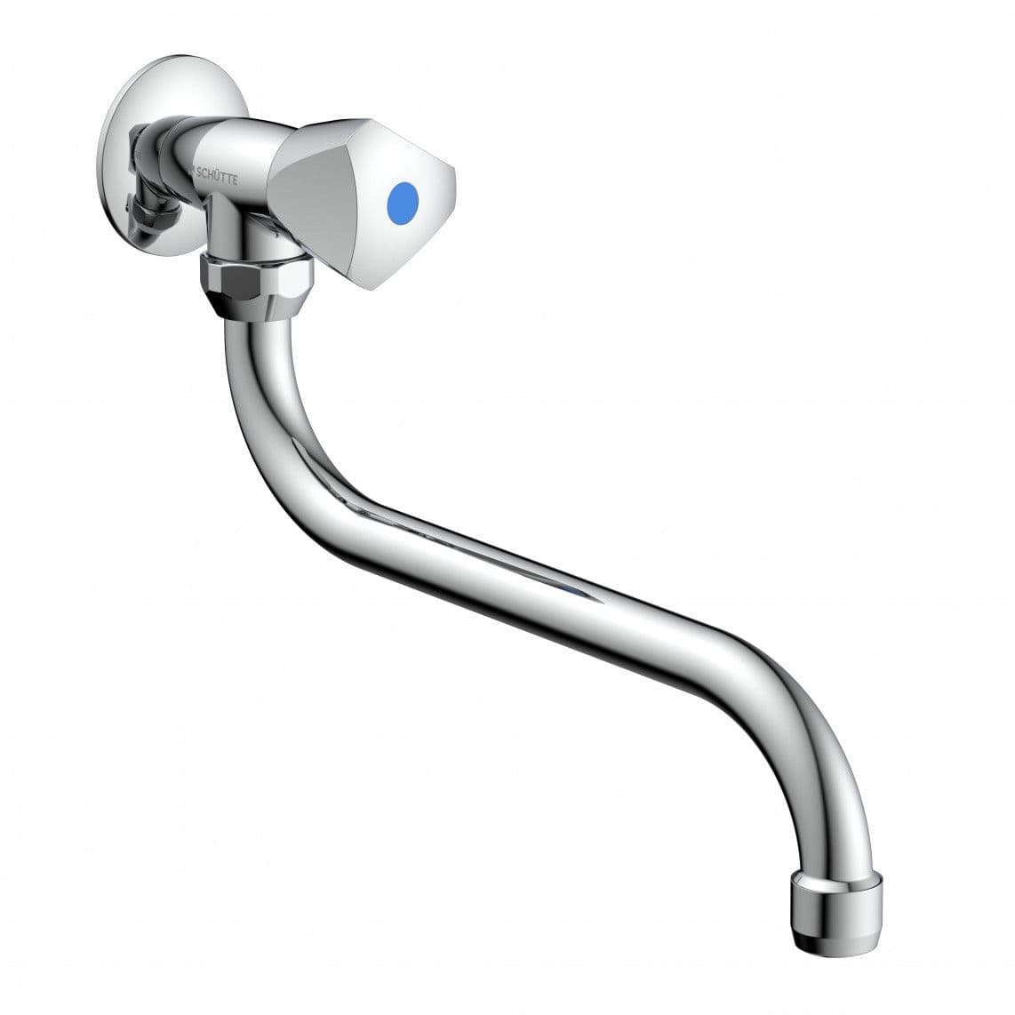 37980 CARNEO robinet eau froide mural pivotant, chromé vue 1