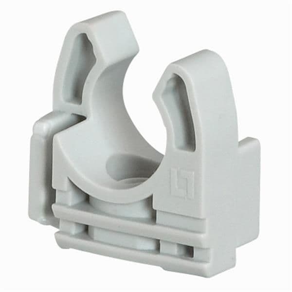 Lyre pour tube de 1 (cEI 25) - polyamide - Gris vue 1