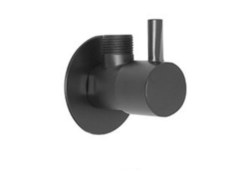 Nero robinet d'arrêt design noir mat vue 1
