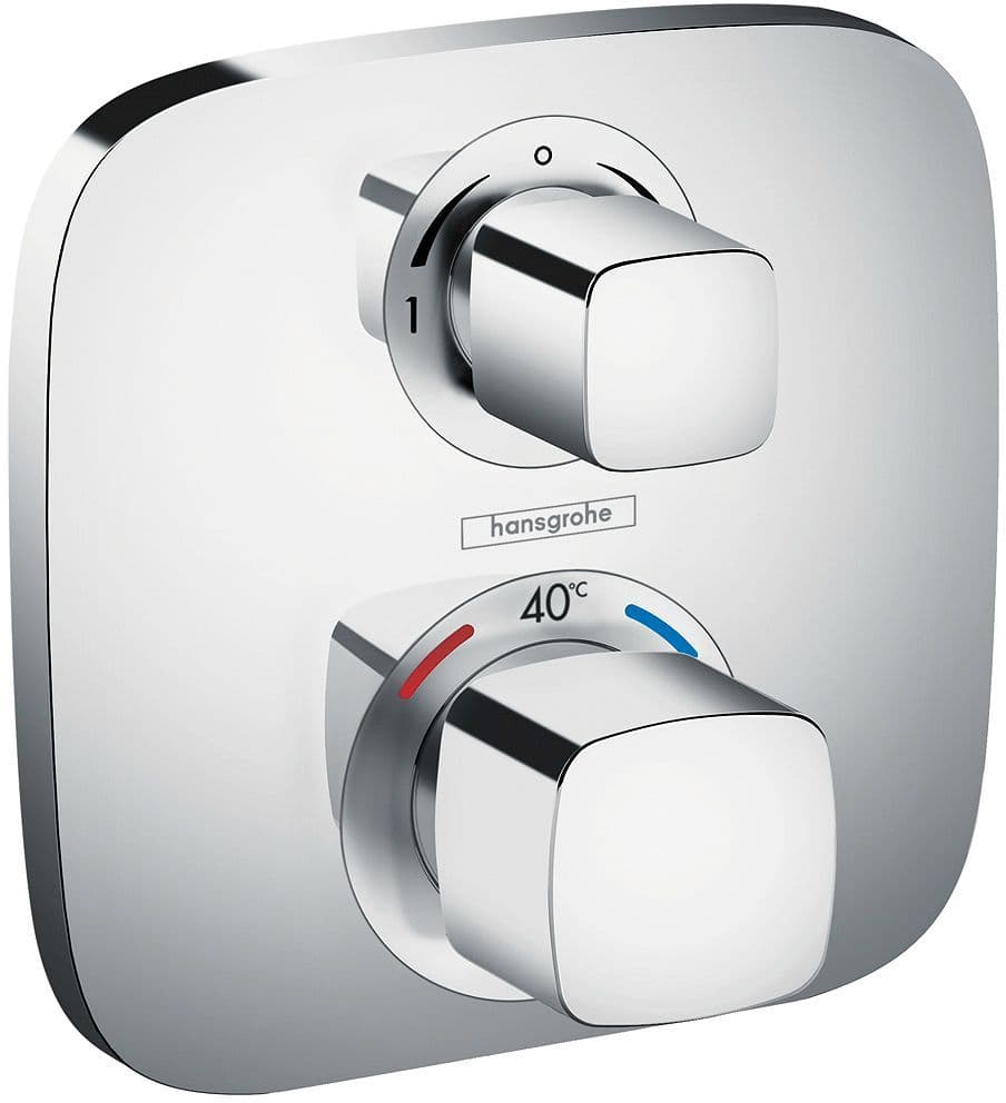 SET DE FINITION THERMOSTAT+ INVERSEUR ECOSTAT E HANSGROHE CHROME vue 1