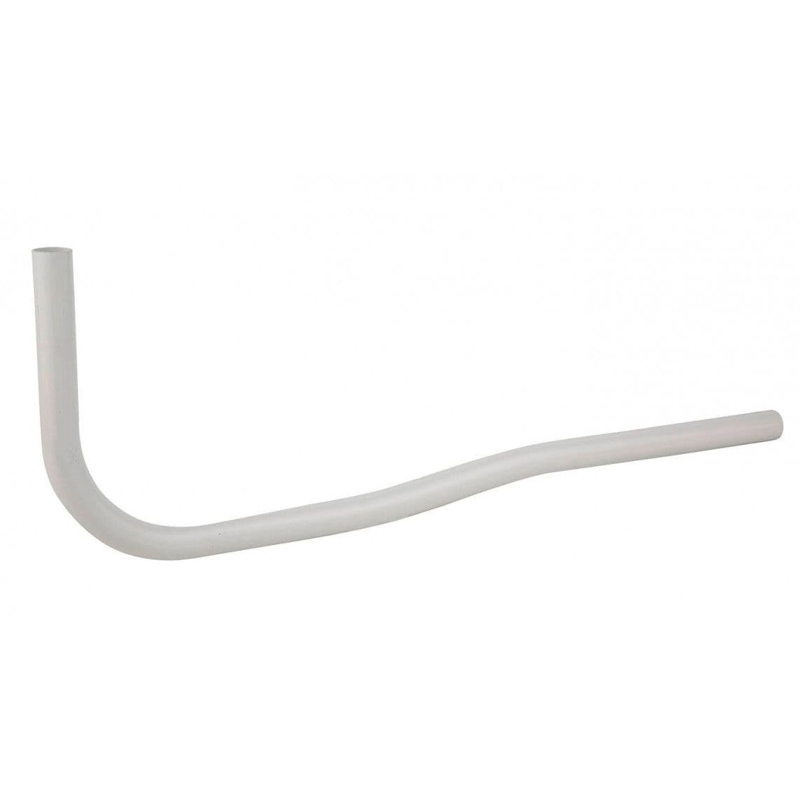 98818040 Tube de chasse d'eau 90° coudé, blanc, 700 x 250 mm vue 1