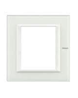 Axolute - plaque 3 + 3 modules verre Blanc vue 1