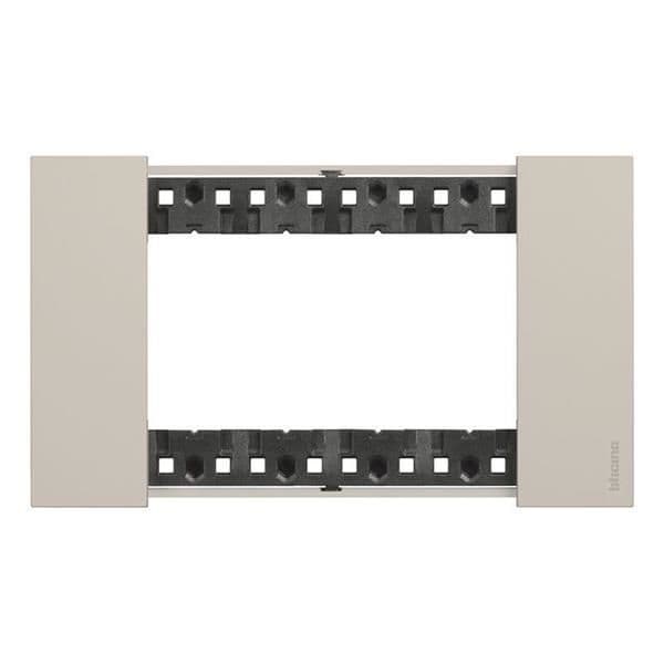 LNow plaque 4 modules Sable pour support référence K4704 vue 1