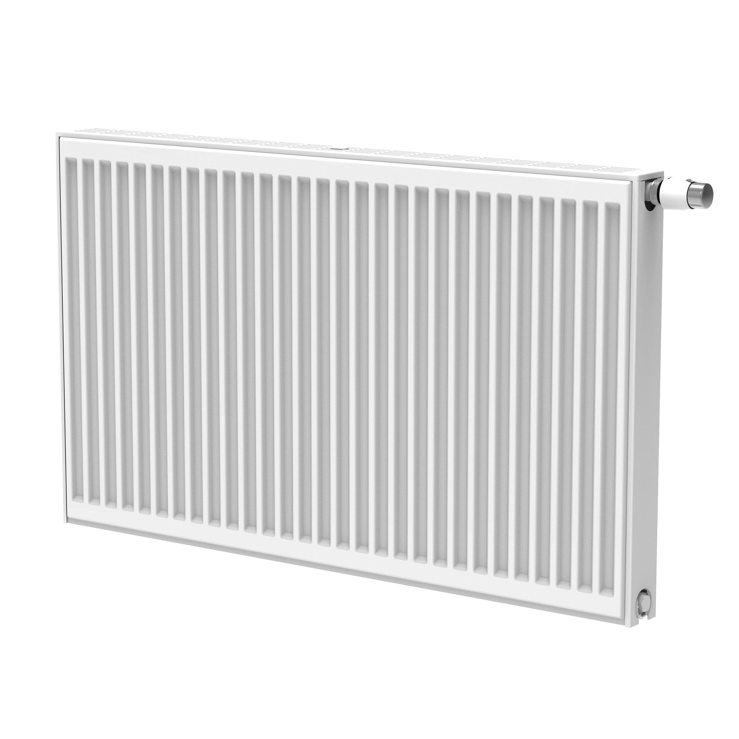 BELRAD RADIATEUR PANNEAU - T33 - 6 RACCORDEMENTS - 700X500MM - 1356W - BLANC BRILLANT vue 1