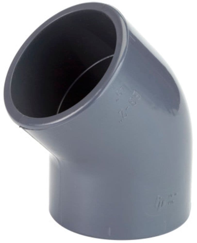 Georg Fischer TP PVC-U coude 45° D20 FF vue 1