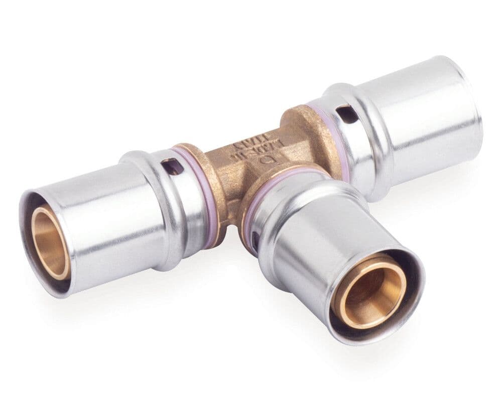 SYSTEMPEX Té tube alu raccord à sertir 20-20-20 vue 1