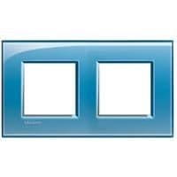LivingLight - plaque rectangulaire 2 x 2 modules Bleu vue 1