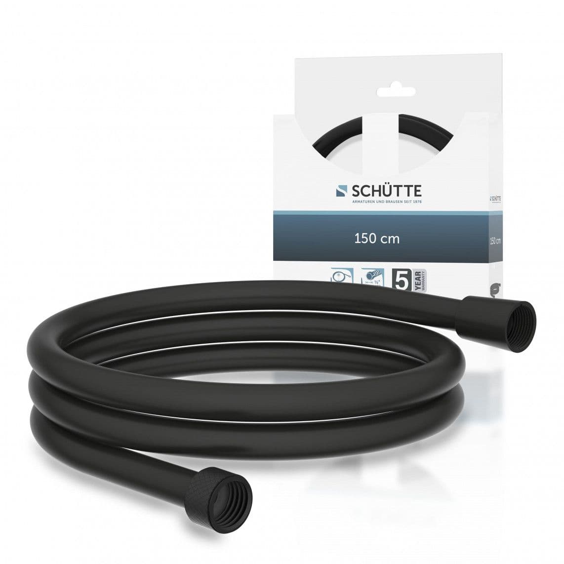 63877 Flexible de douche 150 cm, noir vue 1