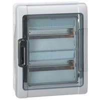 Coffret étanche 2 x 18 modules avec bornier - IP65 - Plexo vue 1