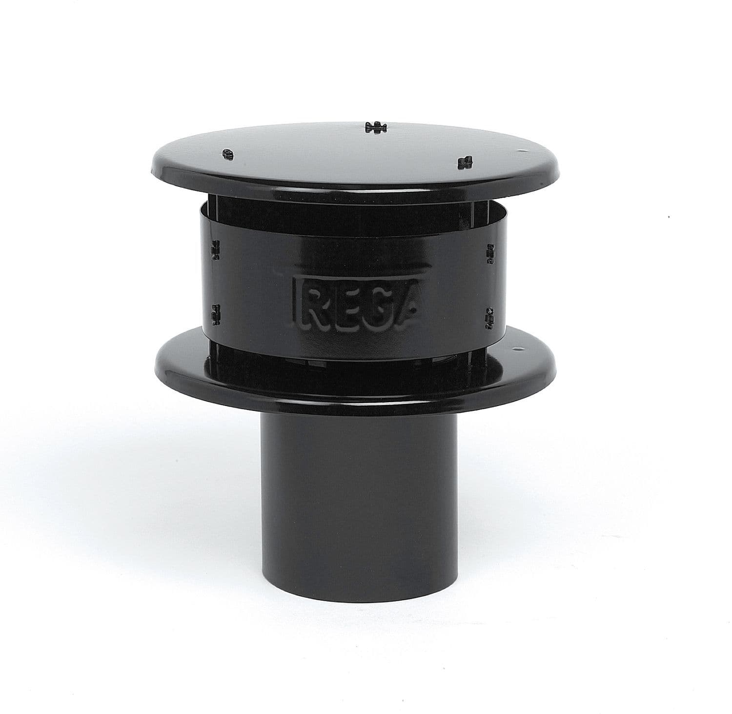 CHAPEAU TREGA ALU NOIR 150MM vue 1