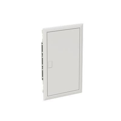 Armoire à fusibles encastrée UK600, 3 rangées de 36 modules extensible à 42 mod., avec porte pleine vue 1