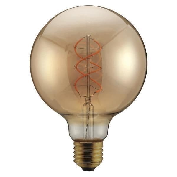 Lampe Led filament 5W G95 dimmable 2000K E27 decor vue 1