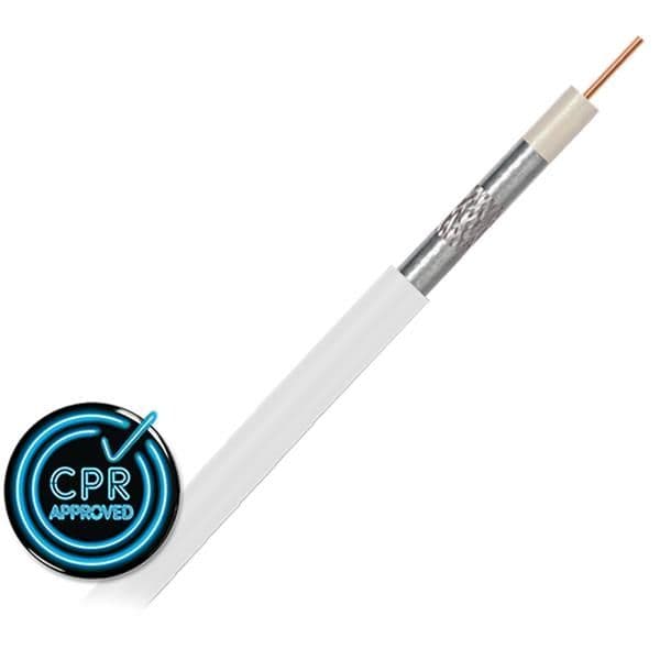 Câble coaxial approuvé Pbe, Telenet,Wvem, ... FRNC11 Lsoh pour usage intérieur classe CPR: CCA s1d1a vue 1