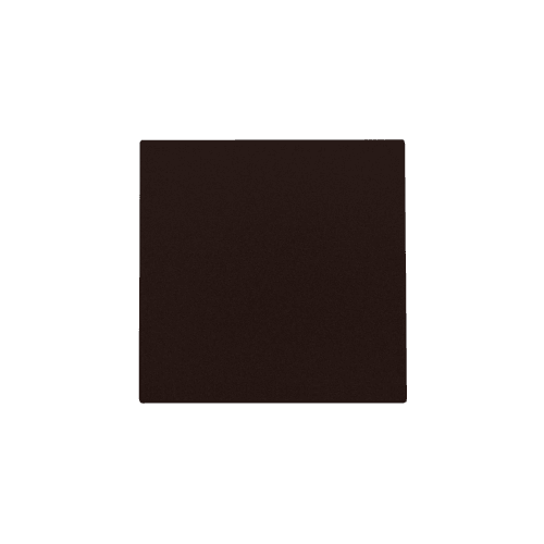 Cache-trou, couleur dark brown coated vue 1