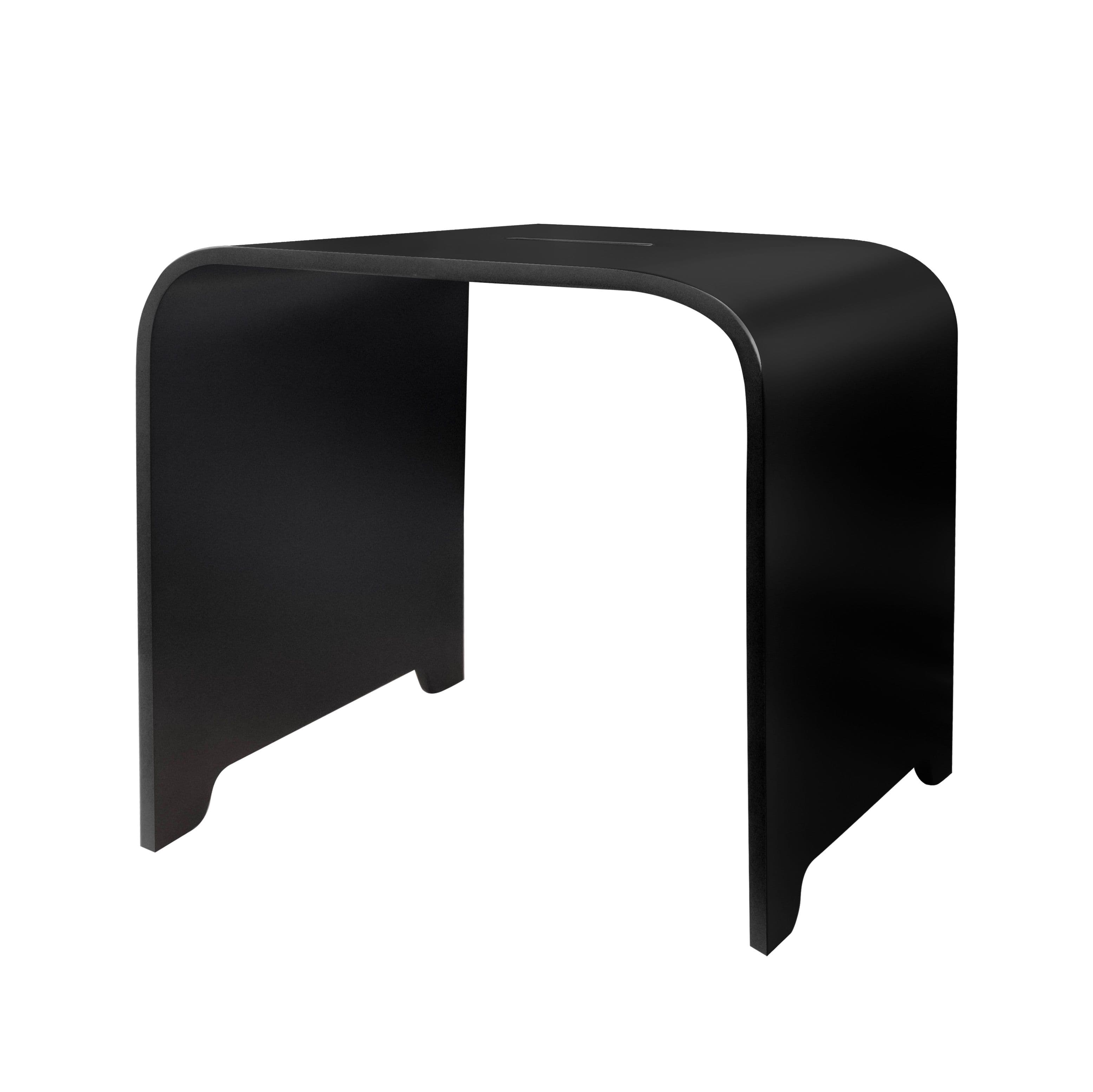 SOLIDE TABOURET (31X38X38CM) - NOIR vue 1