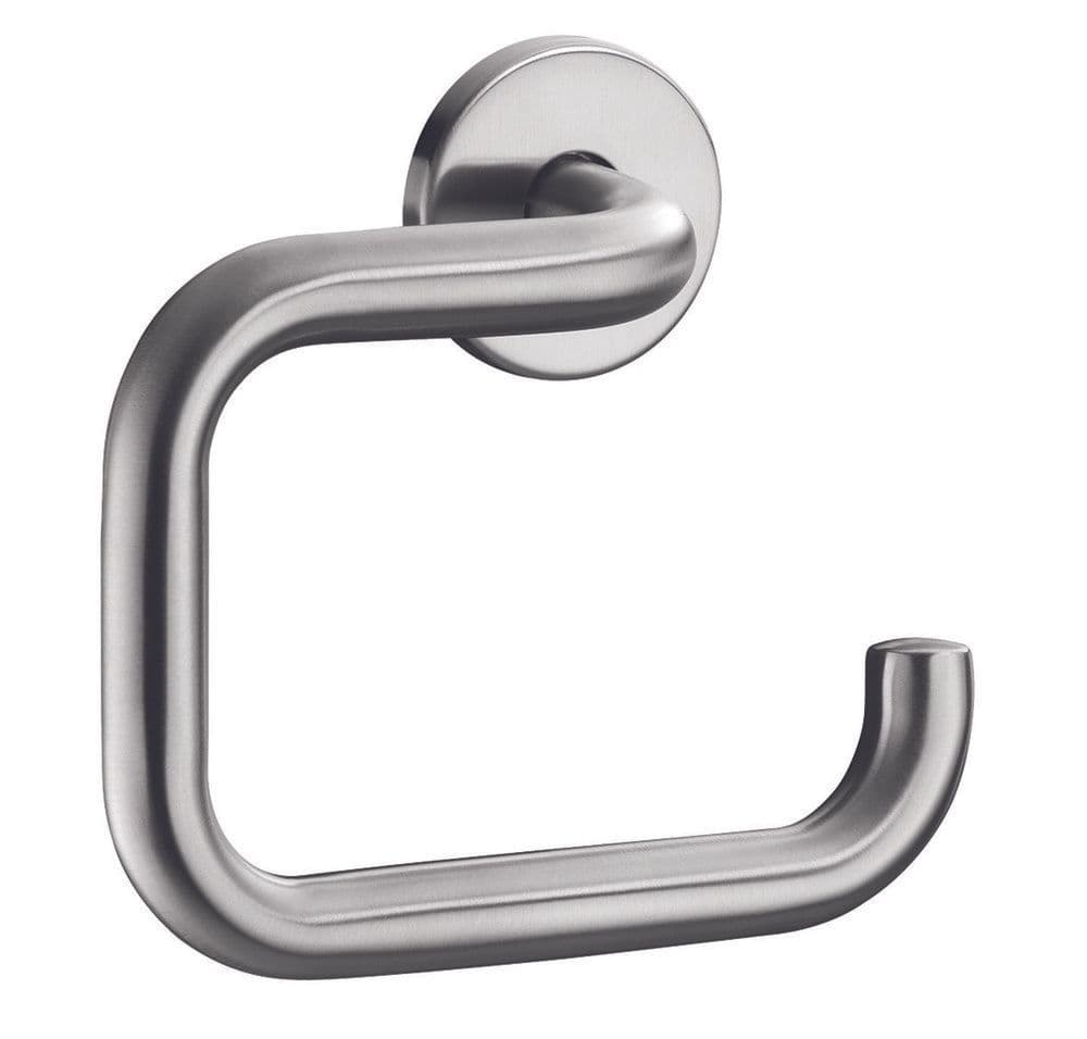 Delabie porte-papier WC en U inox poli satiné fixations invisibles vue 1