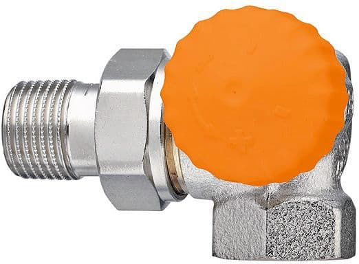 THERMOSTATISCHE RADIATORKRAAN ECLIPSE HEIMEIER 3/8"-3/8" HAAKS RECHTS vue 1