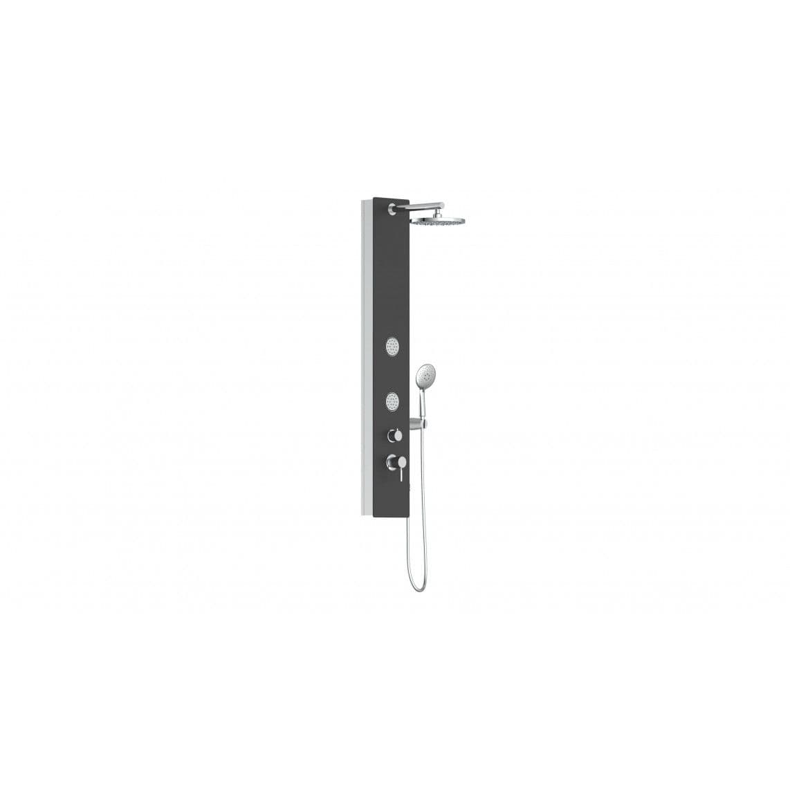 60033 Panneau de douche en verre, Anthracite vue 1