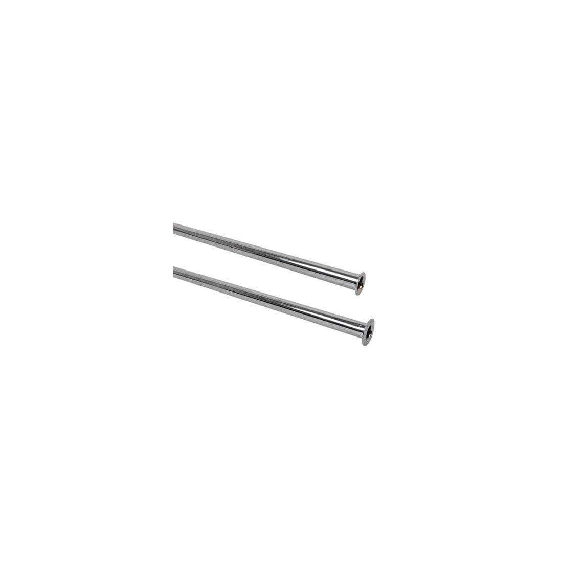 98627414 CU Tube de raccordement 1000 mm, chromé 10 mm, avec Bord rabattu vue 1