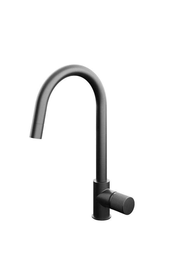 Van Marcke Ondine mitigeur cuisine monocommande avec douchette extractible noir mat vue 1