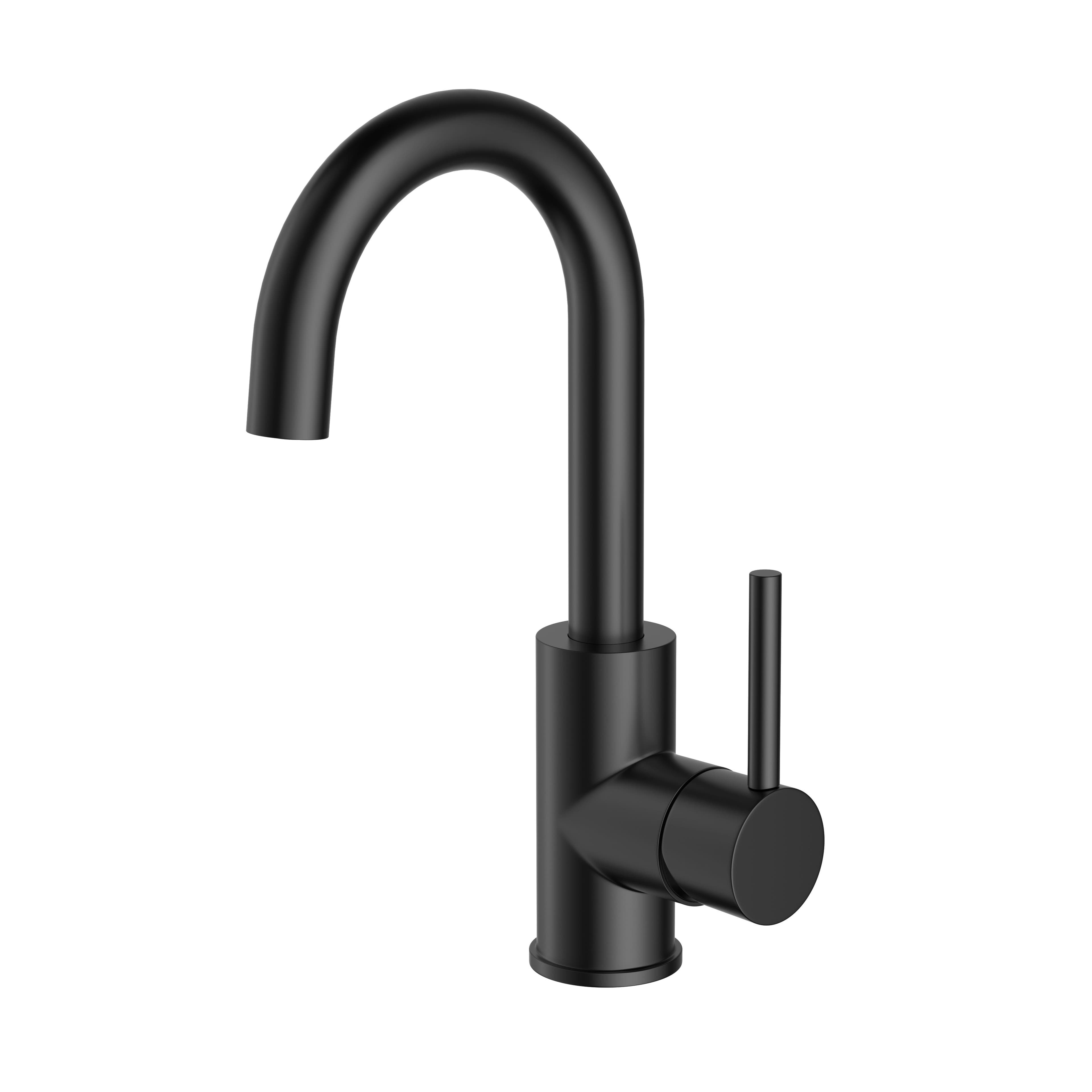 ALONI ENSY MITIGEUR DE LAVABO AVEC BEC ORIENTABLE - NOIR MAT vue 1