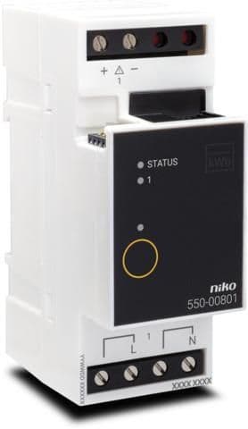 Module pour Niko Home control permettant de mesurer l’électricité dans un réseau monophasé vue 1