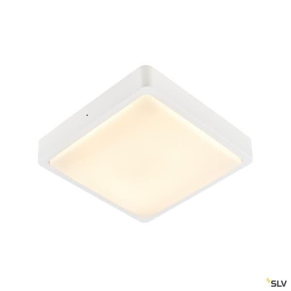 Ainos square, applique ou plafonnier apparent Led outdoor, Blanc, commutateur CCT 3000 / 4000K vue 1