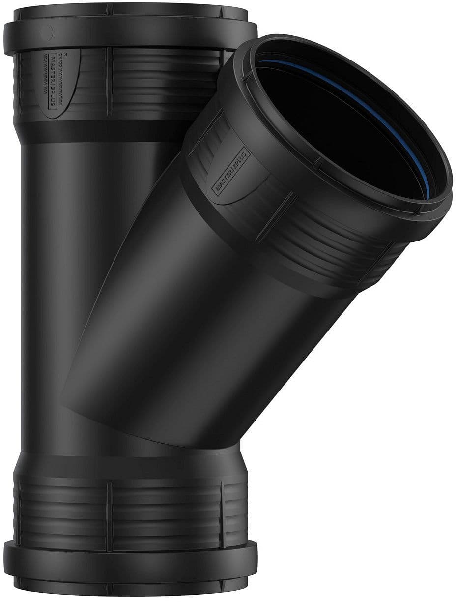 T PP 45°.FFF 110-110MM NOIR vue 1