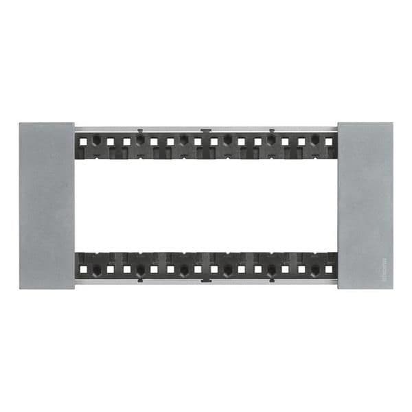 LNow plaque 6 modules Moon pour support référence K4706 vue 1