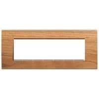 LivingLight - plaque rectangulaire 7 modules Noyer national vue 1