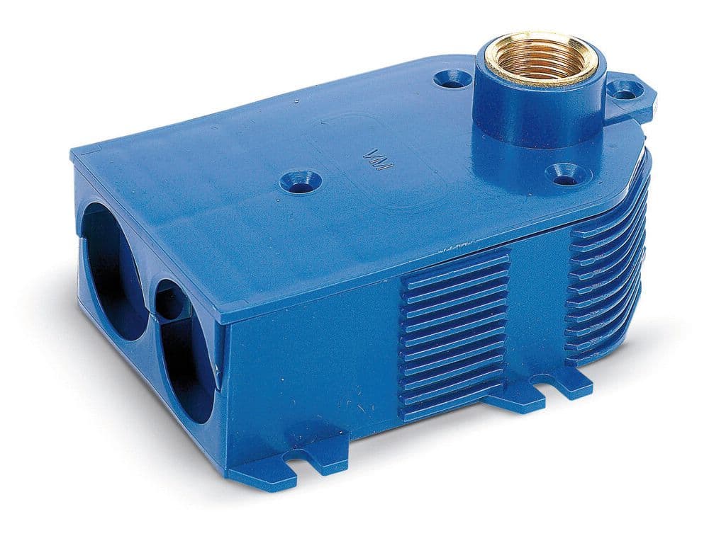 SYSTEMPEX boîtier double sanitaire/chauffage D3/4"M 1/2"F vue 1