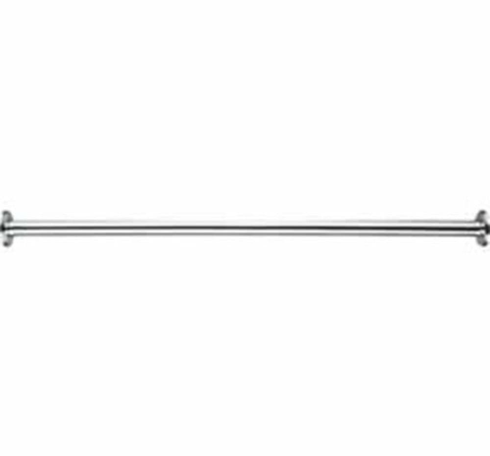Porte-rideau droit 1m barre D25mm laiton chromé vue 1