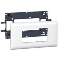 Support Mosaic DLP 4 modules couvercle 85mm vue 1